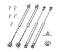 GothicBride 4 Pcs Gas Strut 80N Soft Close Hydraulic Hinge, Gas Struts Heavy Duty for Kitchen Cupboard Wardrobe Cabinet Door (4, 80N)