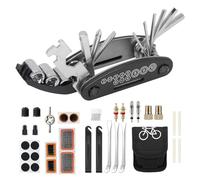 GothicBride Bicycle Repair Kit, Bicycle Tool, Repair Kit with 16 in 1 Multi Tool and Accessories, Removable Repair Kit, Bicycle Tool for Travel
