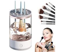 GothicBride Electric Make Up Brush Cleaner Dryer, Make Up Brush Cleaner USB Rechargeable Automatic Deep Cosmetic Cleaning Device Make Up Brush Tool for Makeup Brushes of All Sizes