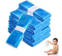 GothicBride Pack of 12 Refill Film for Nappy Bins, Premium Nappy Bin Refill Cassettes, 7-Layer & Odour-Proof Nappy Bin Bags Compatible with Angelcare/Tommee Tippee/Litter Locker - Blue