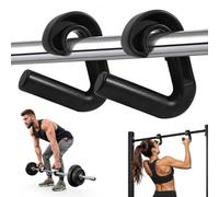GothicBride Pack of 2 pull-up handles, double D fitness handles, non-slip lat pull handle for pull-up bars, barbells and resistance bands