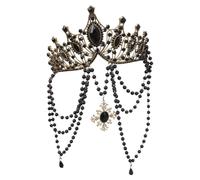 Gothicism Crowns Headpiece Madonnas Headwear Medieval Princess Queen Headbands Suitable for Photography Stage Props