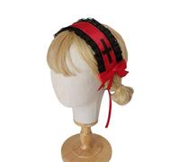 Gothicism Lace Headbands Unique Fashion Hair Band Bows Decoration Hairband for Parties and Everyday Wear