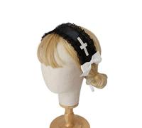 Gothicism Lace Headbands Unique Fashion Hair Band Bows Decoration Hairband For Parties And Everyday Wear