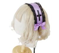 Gothicism Lace Headbands Unique Fashion Hair Band Bows Decoration Hairband For Parties And Everyday Wear