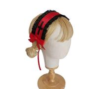 Gothicism Lace Headbands Unique Fashion Hair Band Bows Decoration Hairband For Parties And Everyday Wear