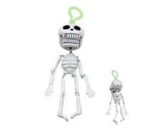 Gothics Skulls Keyrings - Men Skull Keyring, Gothic Spooky Skeleton Keychain Bulk | Keychain Spookies Skeletons, Horror bone Charm Keykains For Allhalloween Parties, Haunted
