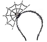 Gothics Spiders Lace Hairband for Women Cosplay Party Costume Day of the Death SpiderWeb Headpiece Halloween Accessories