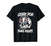 Goths For Trans Rights Funny Transgender LGBT Frog T-Shirt