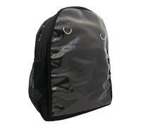 GOTHX BLACK CLEAR FRONT K-POP Rucksack School College Korean Rock Custom Badges Patches Travel Festival Gig Alternative Splash Proof Nylon Laptop Backpack Bag