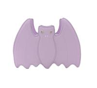 GOTHX GOTHIC LILAC BAT SHOULDER BAG Ladies Long Strap Vegan Leather Black Handbag Pastel Goth Pagan Punk Rock Gig Festival Travel Bag