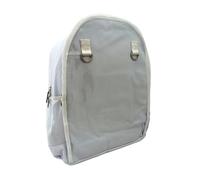 GOTHX WHITE CLEAR FRONT K-POP Rucksack School College Korean Rock Custom Badges Patches Travel Festival Gig Alternative Splash Proof Nylon Laptop Backpack Bag
