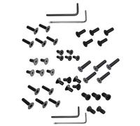 Gotical 50 PCS Ultimate T10 Pistol Red Dot Screws Pack for Slide Adapter Plate Dovetail Mount Red Dot Mount Do It Yourself, 5 Each of 10 Sets #6-32 L: 8.4, 9.1mm /M3 L: 8,12,13mm /#4-40 l: 9,