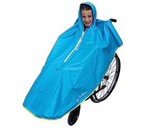 GOTITA Waterproof Poncho for Children's Wheelchair - Children's Raincoat - Rain Cape for Wheelchair - Italian Design Poncho (Blue)