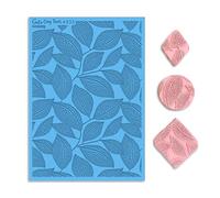 GOTO CLAY TOOLS Dotted Leaves Texture Sheets for Polymer Clay, Achieves The Same Texture as a Polymer Clay Roller, Leaf Texture mat for Polymer Clay - TM-533
