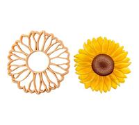 GOTO CLAY TOOLS Trinket Dish Cutter for Polymer Clay, Sunflower Trinket Dish Cutter, 4 inch Length, Embossed Polymer Clay Cutters, Sharp Edge