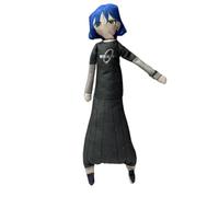 Gotō Hitori Plush Figure Yamada Ryo/Kita Ikuyo/Ijichi Nijika Stuffed Figure Funny Cartoon Figurine Twistable Limbs PP Cotton Pillow Cushion Home Decoration Gift 28CM