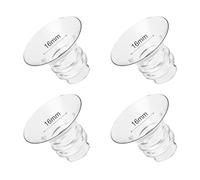GOTOCUT Flange Inserts 16mm 4PCS Compatible with Lansinoh Elvie Medela Willow go Bellababy Spectra 24mm Flange/Shields Wearable Breast Pump, Reduce Nipple Tunnel Size, Pump Parts Replace