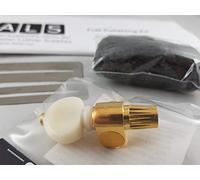 Gotoh 5th-String Banjo Tuner (Bonus ALS Fret Polishing Kit) SPBJ5-AIG Model Tuner by Gotoh Japan Gold with Pearloid Button - Fret Polishing Kit by Australian Luthier Supplies