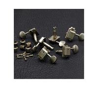 Gotoh 6 in line vintage-style tuners aged nickel finish