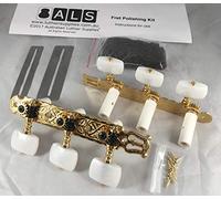 Gotoh Classical Guitar Machine Heads (Bonus ALS Fret Polishing Kit) 35G1600 Model Tuners by Gotoh Japan for Yamaha etc. - Fret Polishing Kit by Australian Luthier Supplies