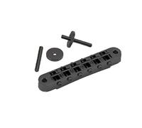 Gotoh GE103B Tune-O-Matic Style Guitar Bridge with Small Posts, Cosmo Black