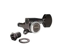 Gotoh SG381 Magnum Lock Traditional Tuners 3 Per Side, mini 07 buttons Black Chrome (Cosmo)