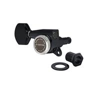Gotoh SG381 Magnum Lock Traditional Tuners 6 In Line Black, For Left Handed