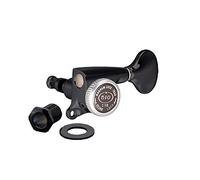 Gotoh SGS510Z Magnum Lock 6 in Line Traditional Locking Tuners 18:1 Ratio Black
