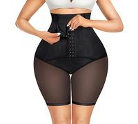 Gotoly Shapewear for Women Tummy Control Knickers Hi-Waist Trainer Butt Lifter Panties Shaping Underwear Shorts Body Shaper Thigh Slimmer Pants Black