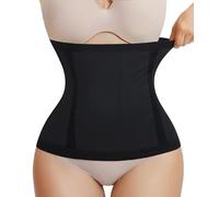 Gotoly Waist Trainer for Women Tummy Control Girdle Band Waist Cincher Body Shaper Postpartum Recovery Belt (Black, L-XL)