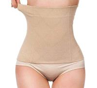 Gotoly Waist Trainer Shapewear for Weight Loss Postpartum Tummy Control Body Shaper (Beige, X-Small)