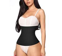 Gotoly Waist Trainer Shapewear for Weight Loss Postpartum Tummy Control Body Shaper (Black, Medium)