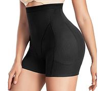 Gotoly Women Butt Lifter Padded Shapewear Tummy Control Knickers Seamless Hip Enhancer Panties Waist Trainer Body Shaper Underwear Shaping Shorts (Black, 2XL)