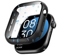 Goton Waterproof Screen Protector Case Compatible for Apple Watch Series 10 46mm, Hard Bumper with Tempered Glass for iWatch Cover 46 mm