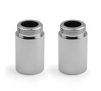 gotonovo 2 Inch Polish Chrome Extension Tube for Shower Fixture Spout Tub Spout Extender One Pair