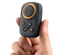 GOTOOLZ Wearable Bluetooth Speaker, Bluetooth 5.4 Clip On Wireless Speaker with Mic, TWS Function, 12Hrs Playtime, IPX5 Waterproof, Mini Portable Speakers for Outdoor Working, Biking, Running