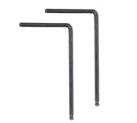 GOTOTOP 2 PCS Truss Rod Allen Wrench Tool 4mm/5mm Ball End for Acoustic Guitar(5 mm de diámetro-Black)