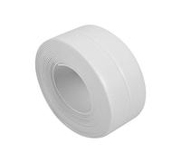 GOTOTOP 3.2M PVC Waterproof Self Adhesive Sealing Strip for Kitchen Sink Bathroom Shower Bath Floor Wall Edge Protect (38 mm x 3.2 m White)