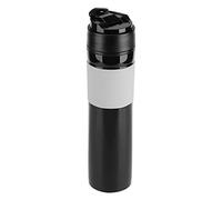 GOTOTOP 350ml Portable Tea and Coffee Maker Bottle Coffee Press Bottle Travel French Press Coffee Maker for Commuter Camping Outdoors and Office(Black)