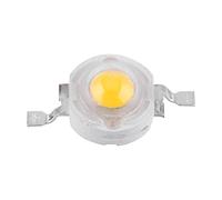GOTOTOP 50Pcs LED Beads 1Watt DIY Lighting Fixtures Patio Decoration High Power Bulb Chip for Floodlight Spotlight Imitation Light(Warm White)