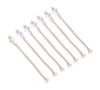 GOTOTOP 7PCS Oil Lamp Wicks, Oil Lantern Wick Heat-Resistant Kerosene Wick for Ceramic Holders Torch Wine Bottle Oil Candle Lamp for Garden Oil Burners Alcohol Lamps 7.3inch