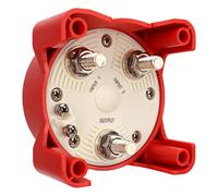 GOTOTOP Battery Disconnect Switch ABS Plastic Shell and Tinned Copper Battery Isolation Switch 32V DC 350A 4 Position IP66 for Marine Boat Yacht RV Truck Car