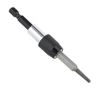 GOTOTOP Headless Screw Extractor Set, High Speed Steel Screw Extractor, 6pcs Fine Teeth Hex Shank Design with Post for Woodwork Repair and Stripped Bolt Removal