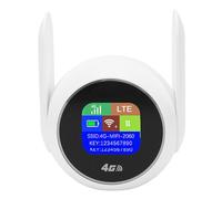 GOTOTOP Mobile Hotspot 4G LTE WiFi Router Secure Connection for Studying and Working ABS White 1 Unit for Home Use