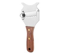 GOTOTOP Stainless Steel Truffle Slicer/Chocolate Cheese Shaver with Adjustable Blade and Wood Handle for Kitchen Cake Chocolate Bake