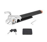 GOTOTOP Anti-theft steering wheel lock, vehicle airbag lock, universal folding car steering wheel anti-theft safety lock, 3 direction airbag lock, 3 keys