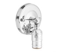 GOTOTOP Vintage Wall Light Holder, E27 Edison Retro Metal Wall Lamp Light Fixture with Switch for Home Use and Decoration 220V(Silver)