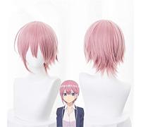 Gotoubun No Hanayome Ichika Nakano Cosplay Wigs 30cm Short Straight Synthetic Hair Perucas Anime Costume Wig KUZW014a
