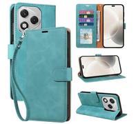 GOTOURED for Honor 400 Lite Case Wallet with RFID Blocking, 4 Card Slots & Detachable Wrist Strap, Kickstand, Slim Business PU Leather Protective Cover for Honor 400 Lite Phone Case (Green)